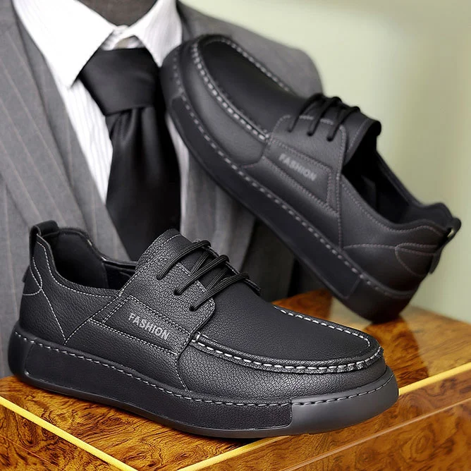 British style lace-up thick sole casual shoes NFER1471
