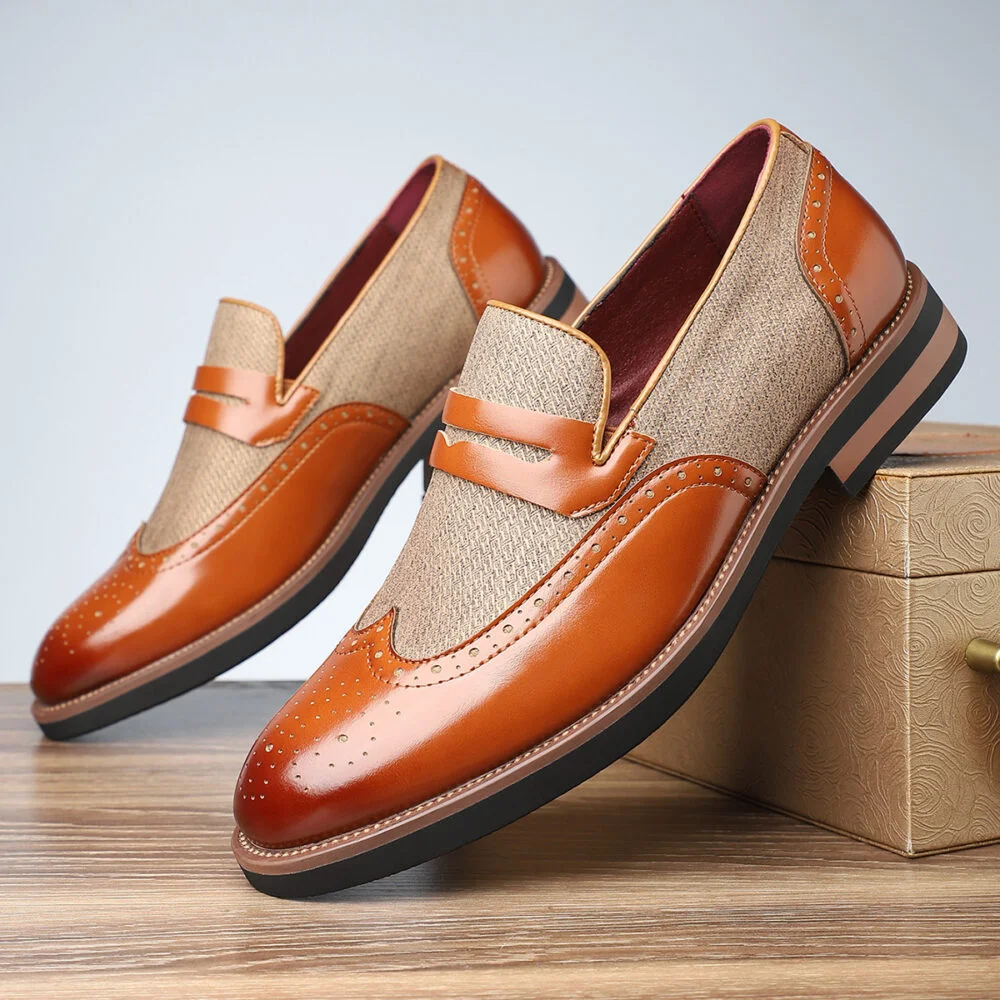 British style business leather shoes NFER1526 image 4