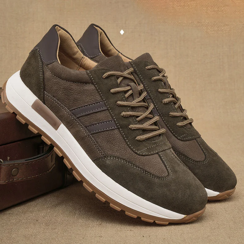 Genuine Leather Retro Comfortable Casual Shoes NFER035 image 3