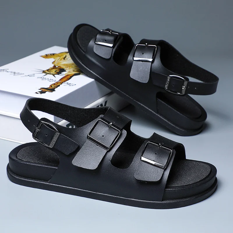 Summer thick sole fashionable men slippers NFER1043 image 2