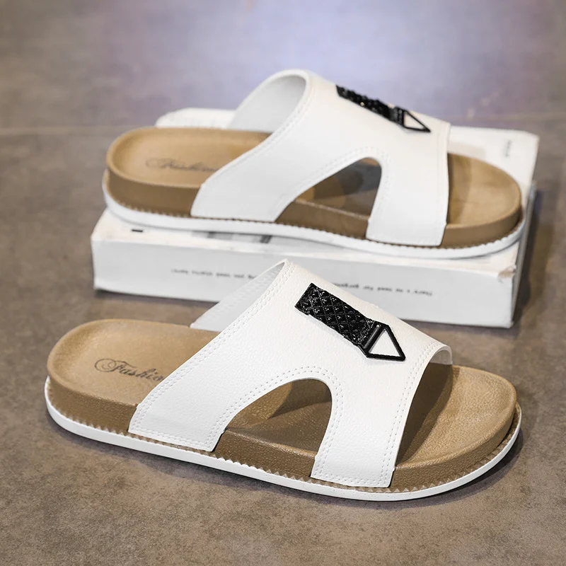 Comfortable flat-soled flip flops NFER37 image 2