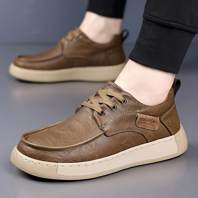 Genuine Leather Retro Casual Shoes NFER061