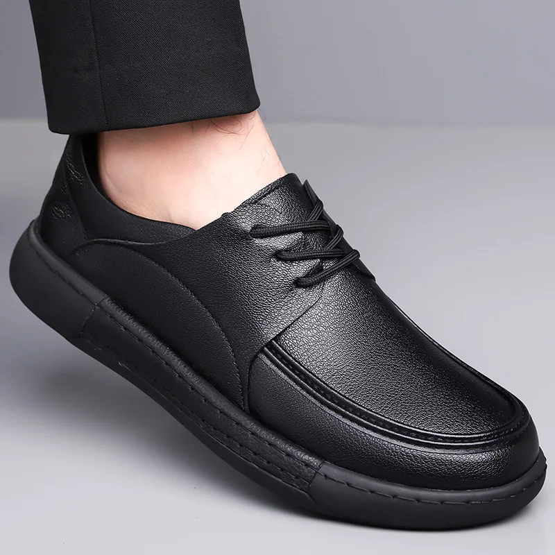 Lace-Up Soft Bottom Breathable Business Casual Shoes NFER044 image 3