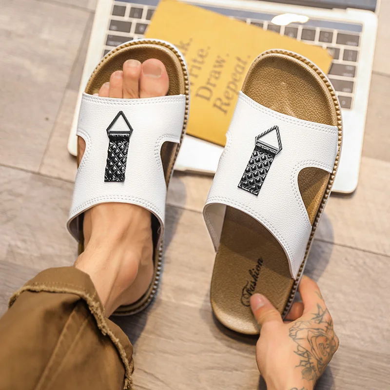 Comfortable flat-soled flip flops NFER37 image 3