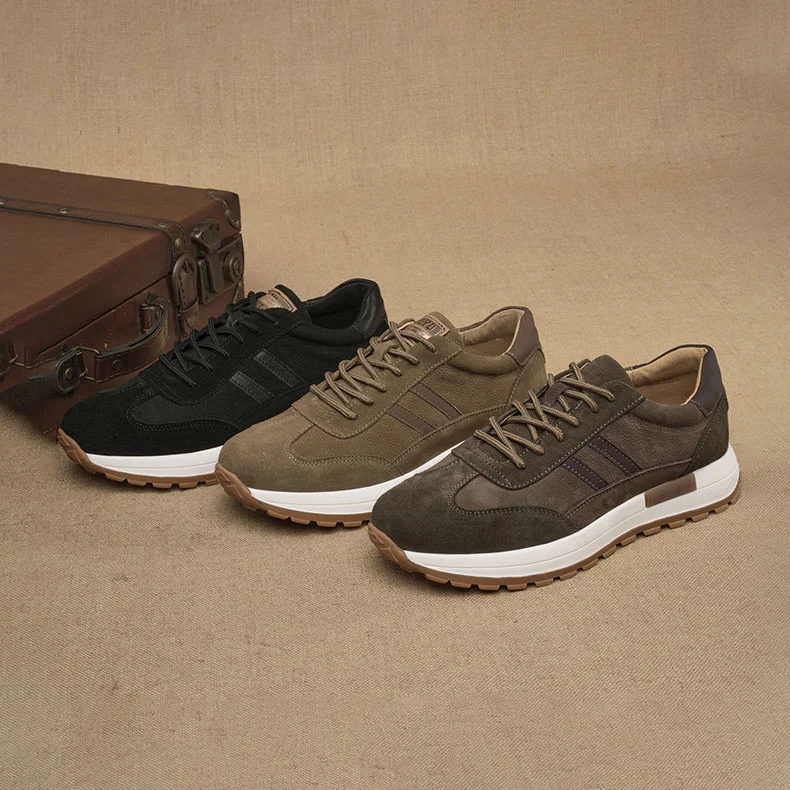 Genuine Leather Retro Comfortable Casual Shoes NFER035 image 2